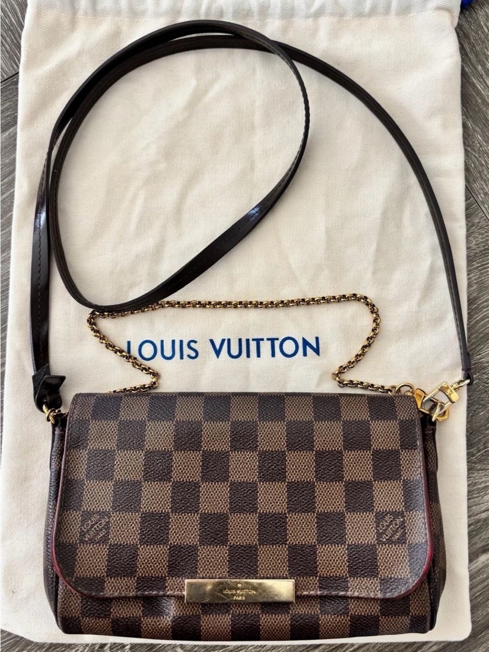 ✅ Authentic LV Favorite PM Shoulder Crossbody